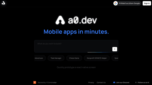 a0.dev logo