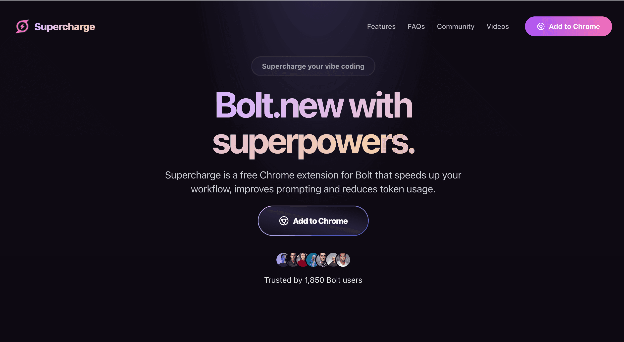 Supercharge Bolt